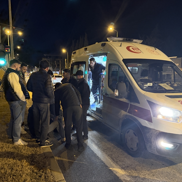 Zincirleme kazada 2 kişi yaralandı