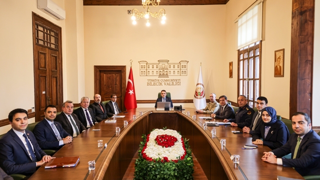 Bilecik'te İl Asayiş ve Güvenlik Toplantısı yapıldı