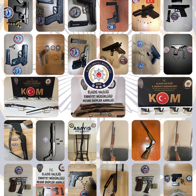 Elazığ'da kesinleşmiş hapis cezası bulunan 115 zanlı tutuklandı