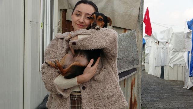 Malatya'da konteyner kentin Boncuk'u milyonların sevgilisi oldu