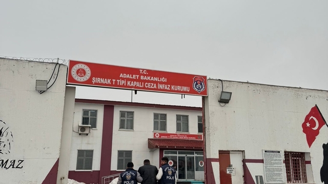 Şırnak'ta 13 yıl 4 ay hapis cezası bulunan şahıs yakalandı