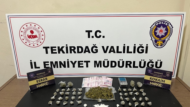 Tekirdağ'da uyuşturucu operasyonlarında 13 şüpheli tutuklandı