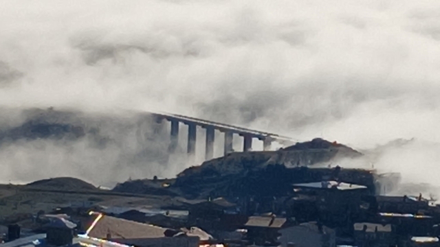 Kulp'ta sis etkili oldu