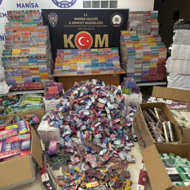 Manisa'da kaçakçılık bilançosu açıklandı