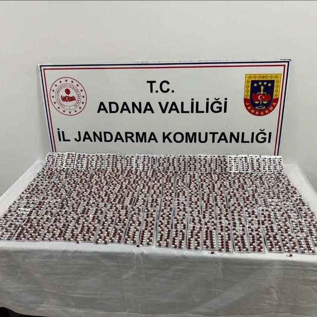 Adana'da 5 bin sentetik ecza ele geçirildi: 2 tutuklama