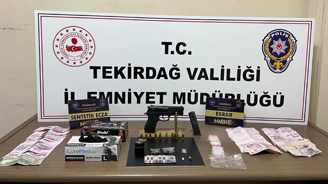 Kırmızı bültenle aranan uyuşturucu taciri Tekirdağ'da yakalandı
