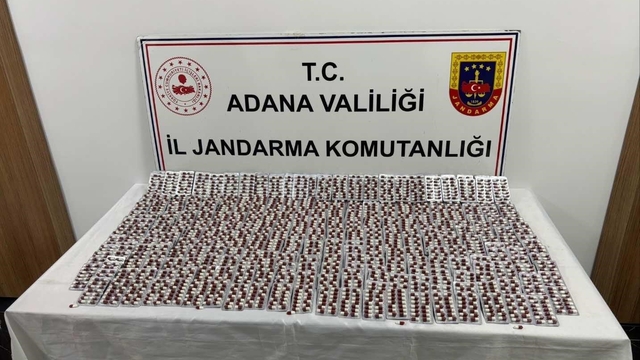 Adana'da 5 bin sentetik ecza ele geçirildi: 2 tutuklama