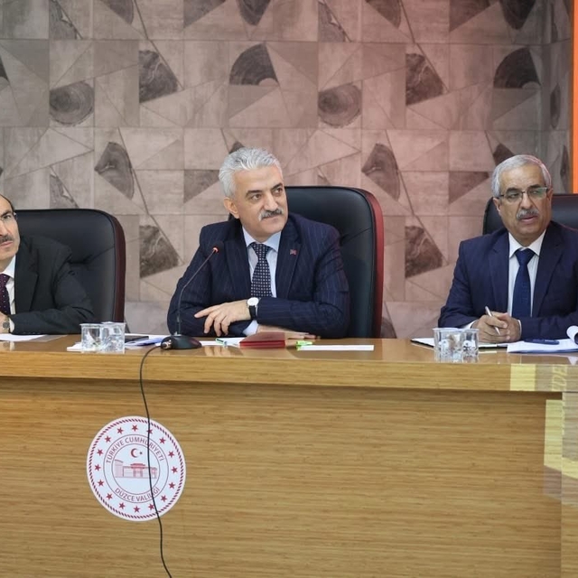 Düzce il koordinasyon kurulu toplandı