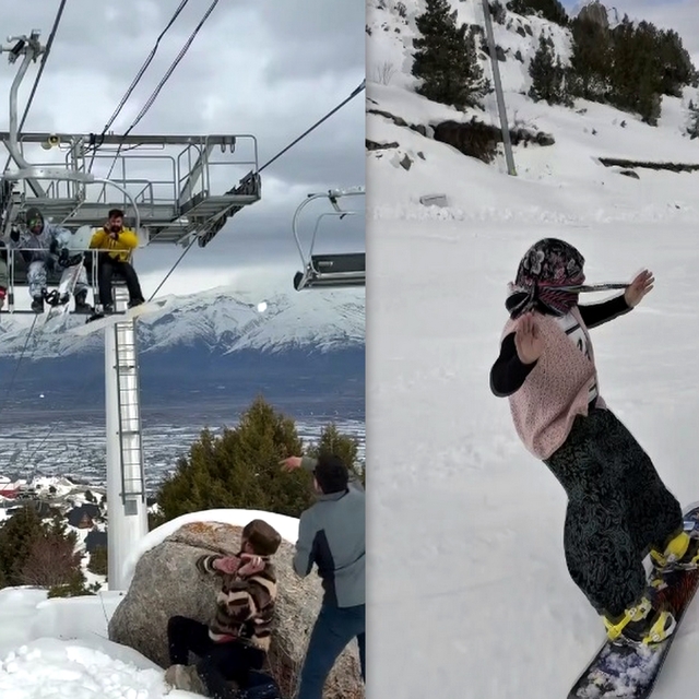 Ergan Kayak Merkezi'nde eğlenceli anlar