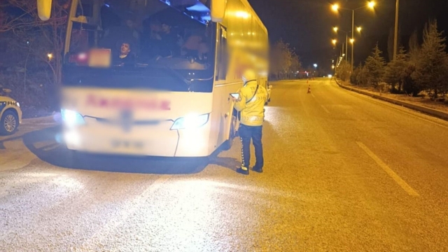 Burdur'da şehirlerarası yolcu taşımacılığına denetim