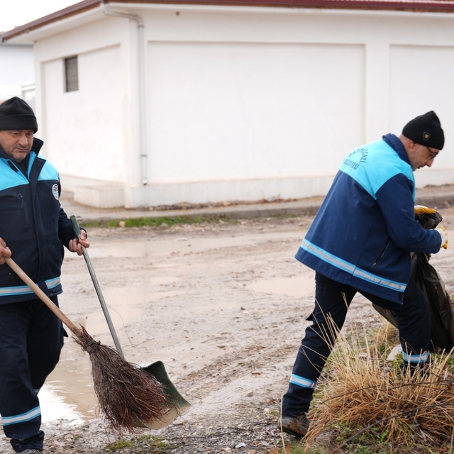Battalgazi'de Kanalboyu ve Orduzu'da temizlik çalışması