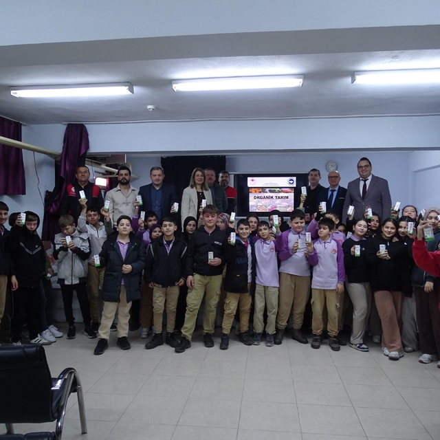 Havran İmam Hatip Ortaokulu'nda organik tarım ve iyi tarım uygulamaları eği...