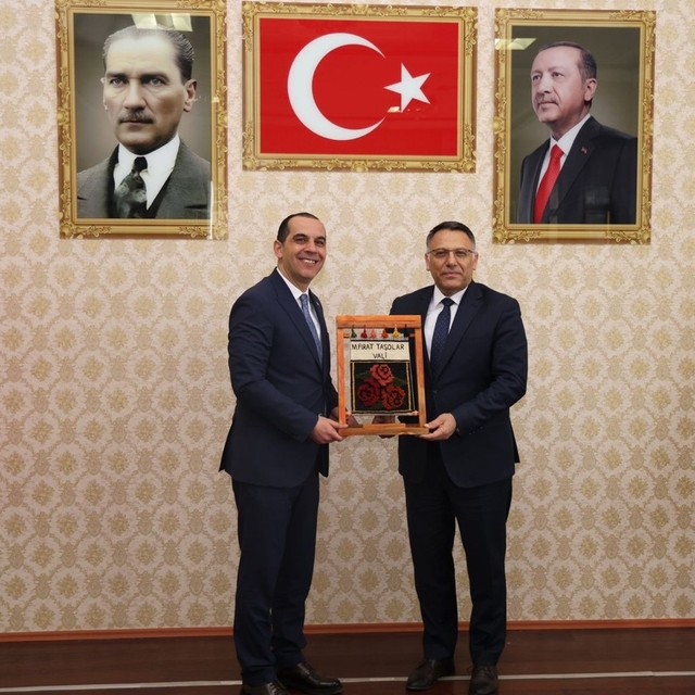 Vali Taşolar'dan Rektör Gürel'e nezaket ziyareti