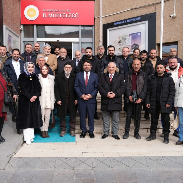 Erzincan İl Müftülüğü çalışmalarını basın mensuplarına anlattı