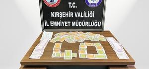Kırşehir'de kumar operasyonu: 5 kişiye 58 bin TL ceza