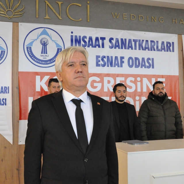 Salihli inşaatçılarda Tuncay Ünlü yeniden seçildi