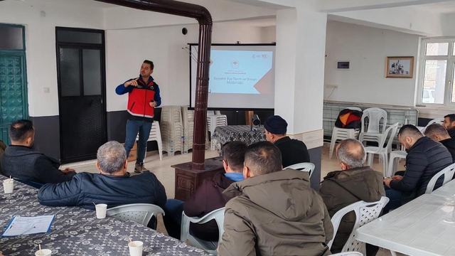 Beyşehir'de şap hastalığına karşı bilgilendirme yapıldı