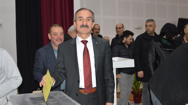 Havza Kahveciler Esnaf Odasında Hüseyin Karaçoban altıncı kez başkanlığa seçildi