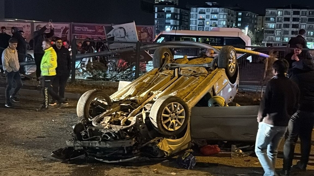 Batman'da otomobil takla attı: 1 yaralı