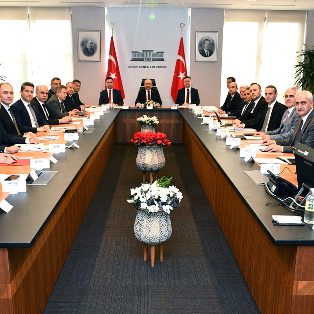 Cumhurbaşkanlığı Külliyesi'nde denetim ve teftiş toplantısı