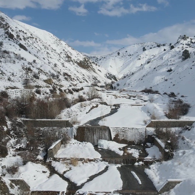 Zemheri bitti, Erzincan'da dereler yeniden akmaya başladı