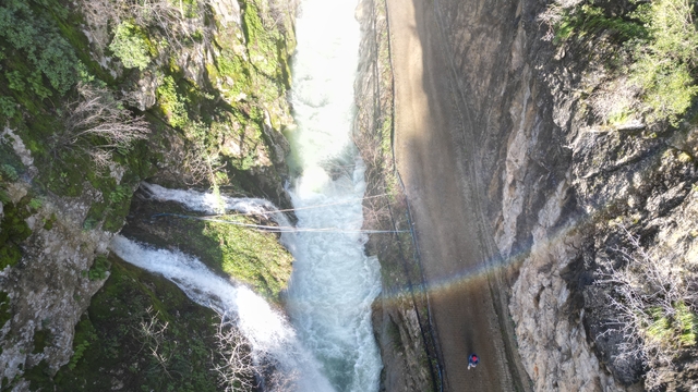 Ulukaya Kanyonu'nda ikinci şelale oluştu