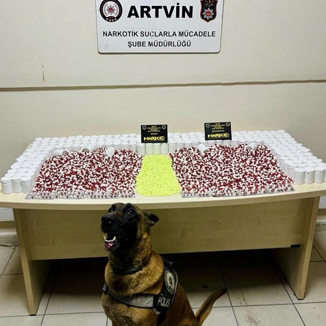 İzmir'den Gürcistan'a uyuşturucu sevkiyatı Artvin polisine takıldı