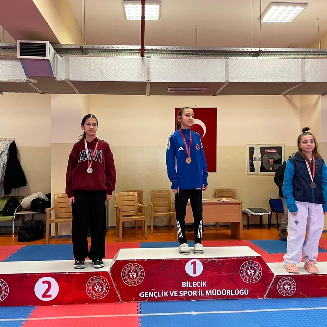 Bilecik'te okul spor faaliyetleri Taekwondo Gençler İl Birinciliği tamamlan...