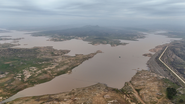 Kırklareli'nde kritik su seviyesindeki Kayalıköy Barajı'nın doluluk oranı yağışlarla arttı