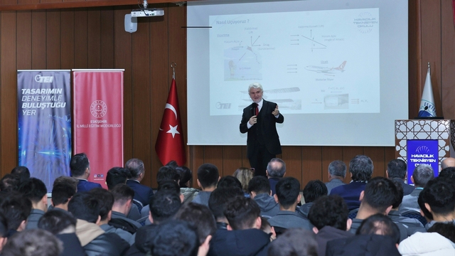 TEI Havacılık Teknisyen Okulu'nun üçüncü sezonu başladı
Açılış dersini Genel Müdürü Prof. Dr. Mahmut F. Akşit verdi