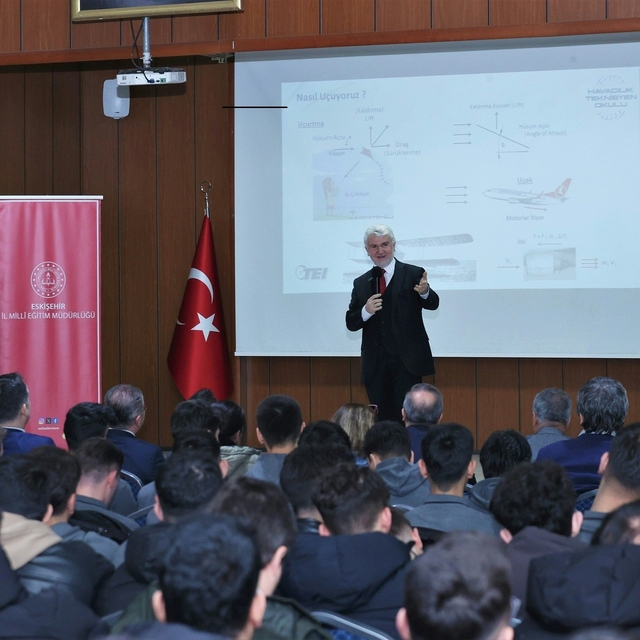 TEI Havacılık Teknisyen Okulu'nun üçüncü sezonu başladı
Açılış dersini Gene...