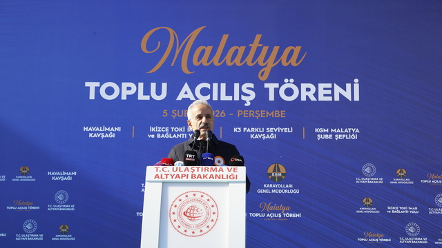 Ulaştırma ve Altyapı Bakanı Abdulkadir Uraloğlu, Malatya'da konuştu: