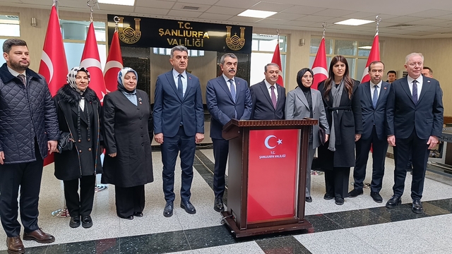 Milli Eğitim Bakanı Yusuf Tekin Şanlıurfa'da