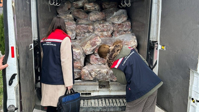 Tekirdağ'da 3 bin 500 kilogram sakatat ele geçirildi