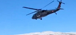 Bingöl'de helikopter destekli çalışma ile enerji kesintisi giderildi