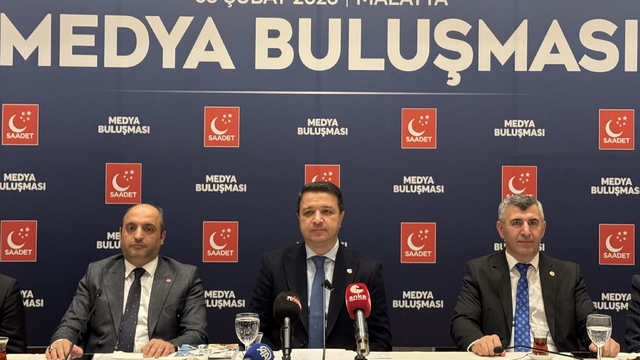 Saadet Partisi Genel Başkanı Arıkan, Malatya'da basınla buluştu