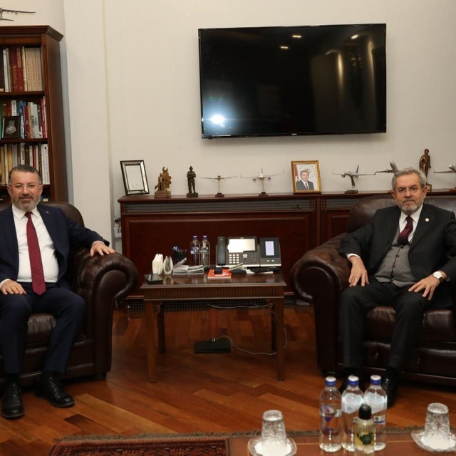 Rektör Kırışık'tan Ankara Üniversitesi Rektörü Ünüvar'a ziyaret