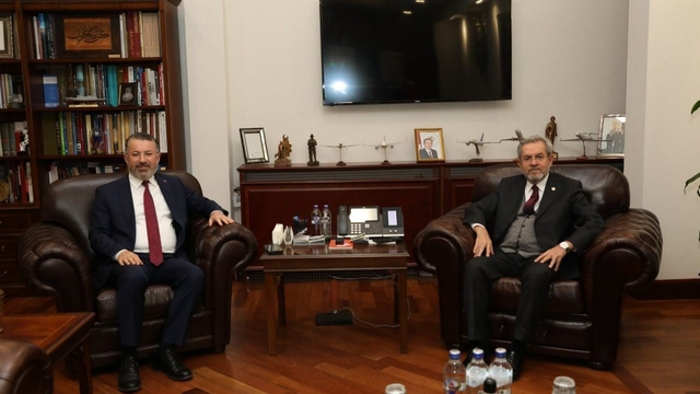 Rektör Kırışık'tan Ankara Üniversitesi Rektörü Ünüvar'a ziyaret