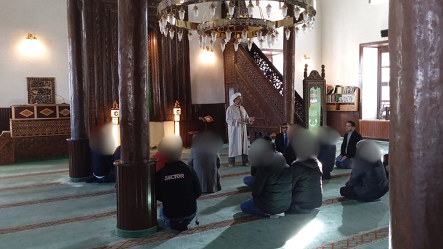 Seydişehir'de yükümlüler cami ziyaret etti