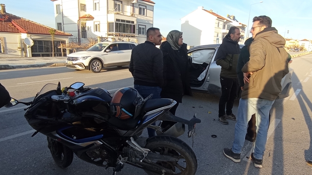 Karaman'da cip ile motosikletin çarpıştığı kazada bir kişi yaralandı