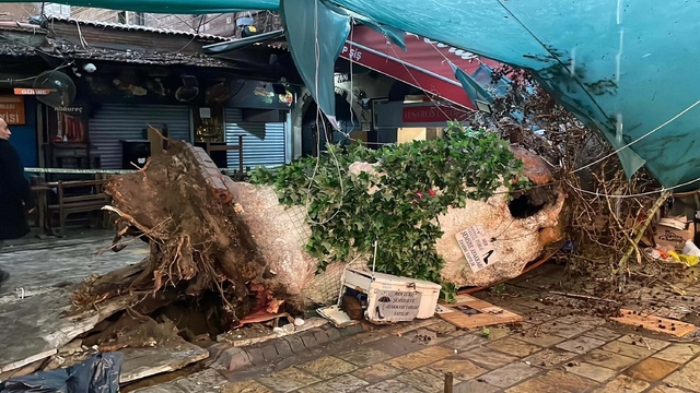 İzmir Çeşme'de sağanak; yollar göle döndü (4)