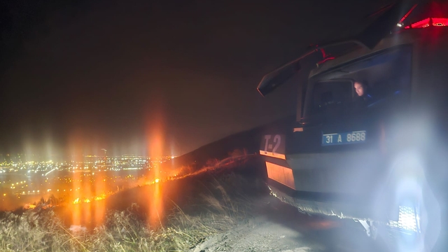 Hatay'da zeytin bahçesinde yangın