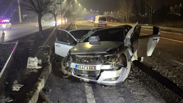 Tekirdağ'da trafik kazası: 3 yaralı