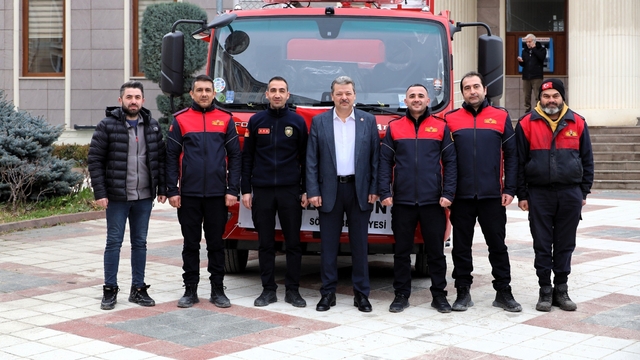 Söğüt Belediyesi araç filosuna yeni itfaiye aracı kazandırıldı