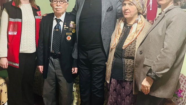 Bilecik'te Kıbrıs Gazisi Fahri Karatay'a vefa