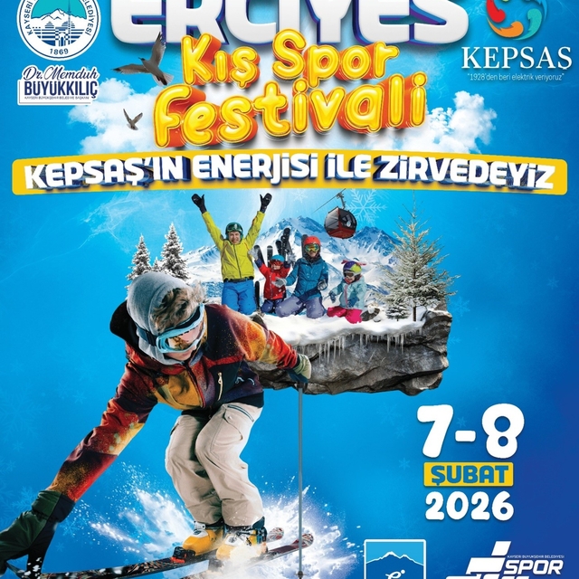 Büyükşehir ile Erciyes Kayak Merkezi'nde Kış Spor Festivali zamanı