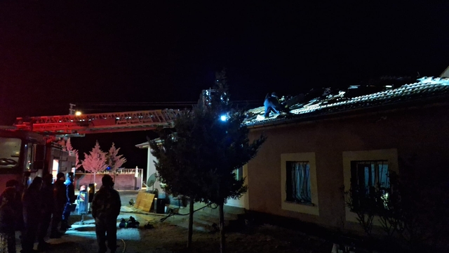 Kulu'da müstakil evde çıkan yangın söndürüldü