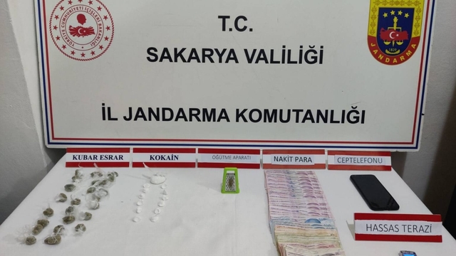 Sakarya'da düzenlenen uyuşturucu operasyonunda 1 şüpheli tutuklandı