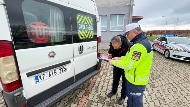 Çanakkale'de öğrenci servisleri denetlendi