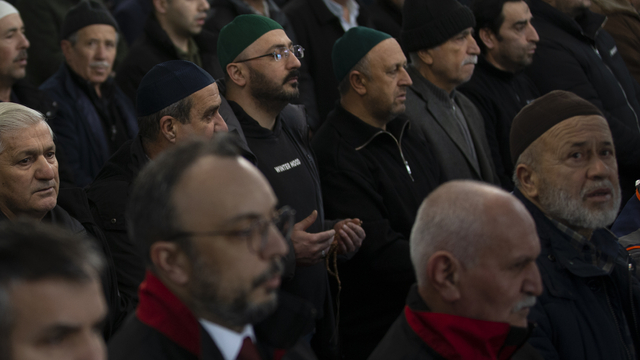 Kahramanmaraş merkezli depremlerde yaşamını yitirenler için Bolu'da mevlit okutuldu